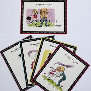 5 Robert Piguet Parfums Anniversary Art Postcards